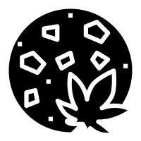 Minimalistic edible candy icon