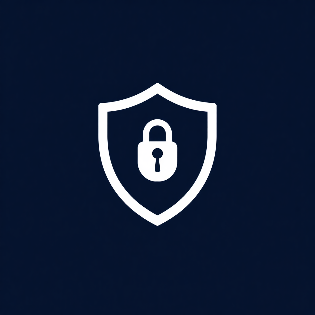 Minimalistic shield icon for WeTheNorth Market showing advanced darknet security and privacy features